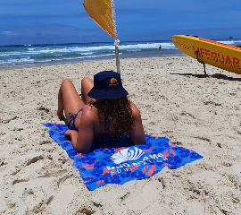 Sand free beach towel